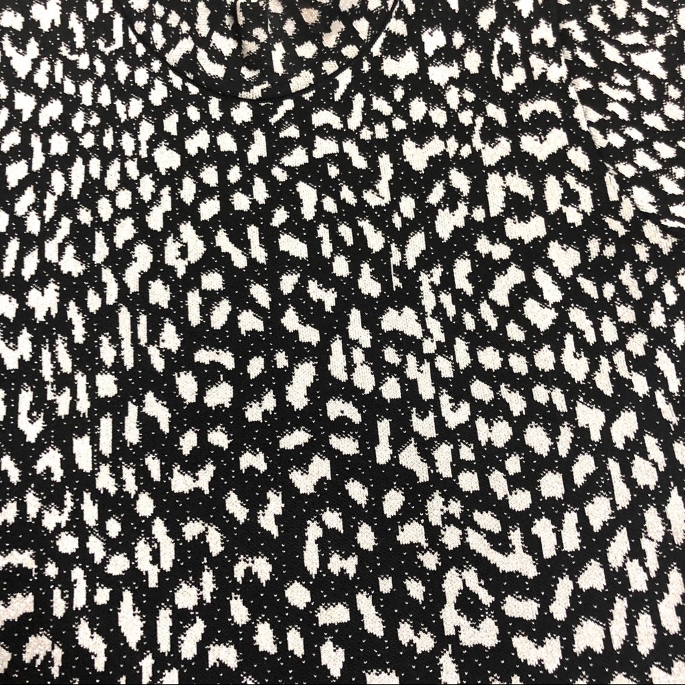 Authentic Michael Kors Black Print Top Blouse NEW - Picture 7 of 9